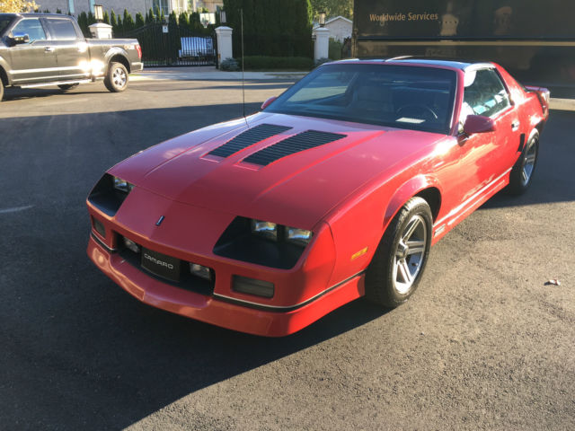 1987 Red Chevrolet Camaro Coupe