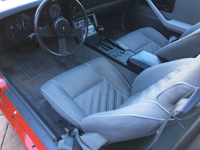 1987 Red Chevrolet Camaro Coupe