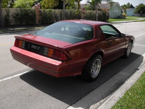 19870000 Red Chevrolet Camaro Coupe