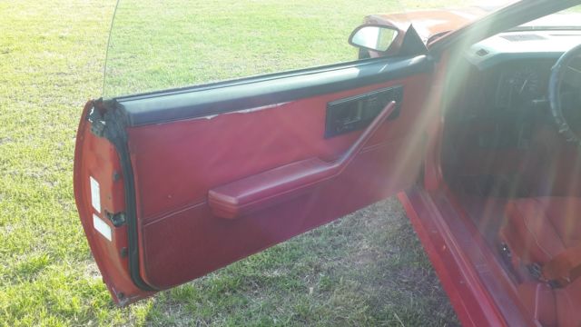 1987 Red Chevrolet Camaro Coupe