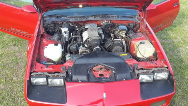 1987 Red Chevrolet Camaro Coupe