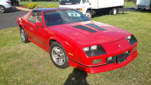 1987 Red Chevrolet Camaro Coupe