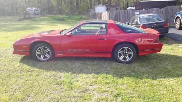 1987 Red Chevrolet Camaro Coupe