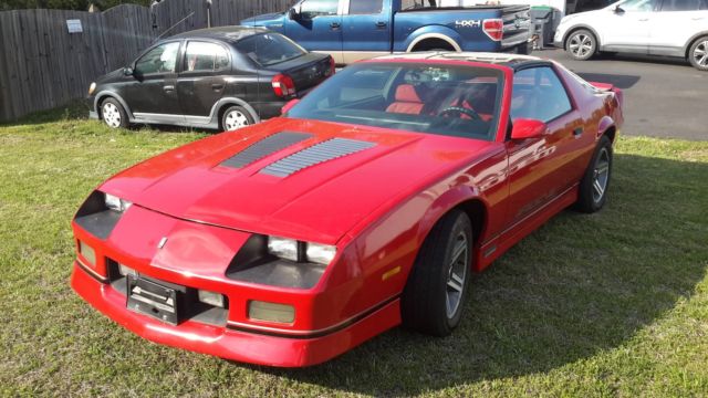 1987 Red Chevrolet Camaro Coupe