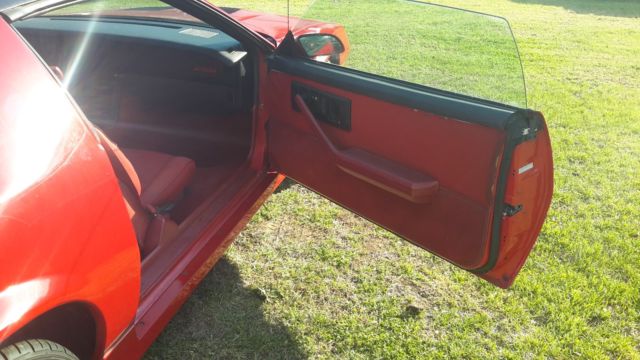 1987 Red Chevrolet Camaro Coupe