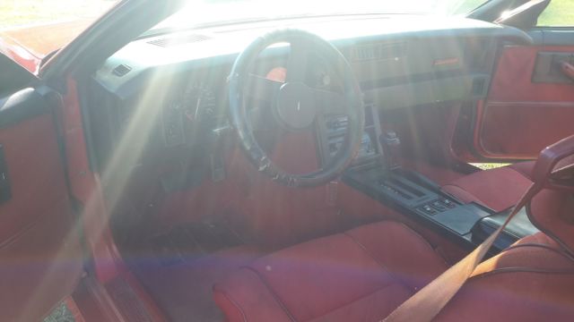 1987 Red Chevrolet Camaro Coupe