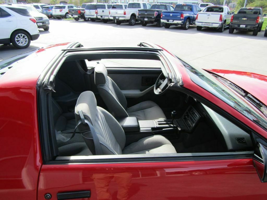 1987 Red Chevrolet Camaro --