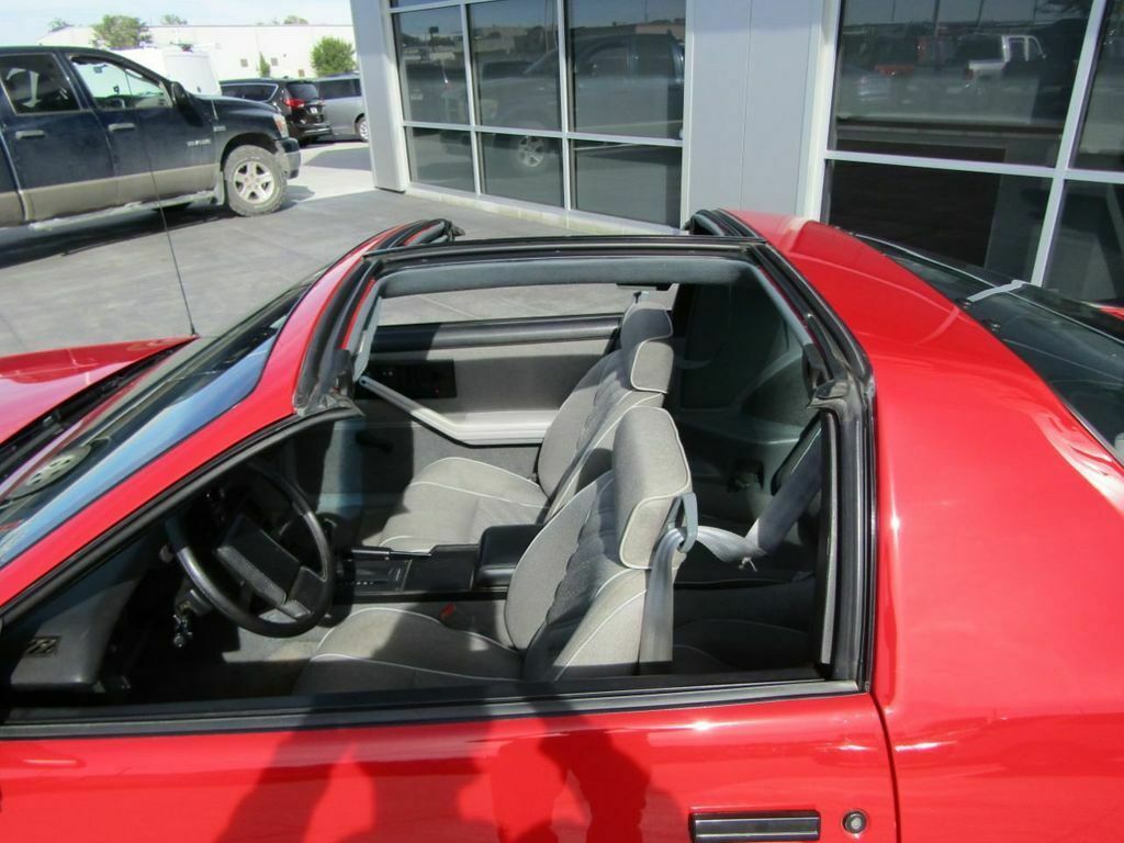 1987 Red Chevrolet Camaro --