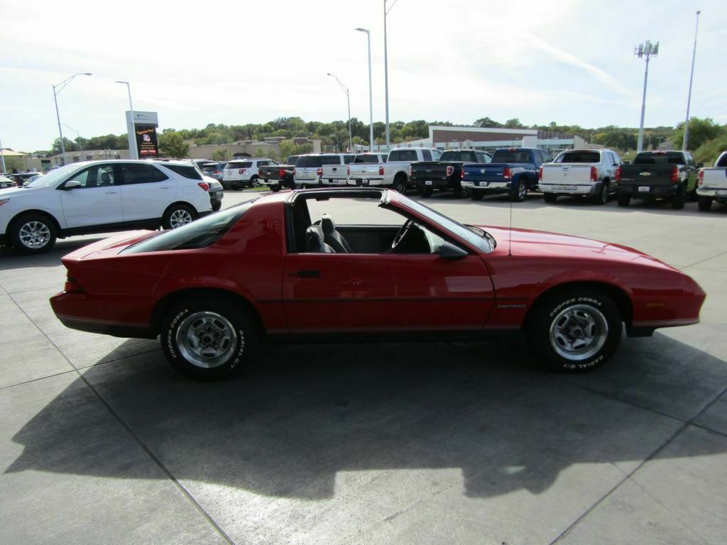 1987 Red Chevrolet Camaro --