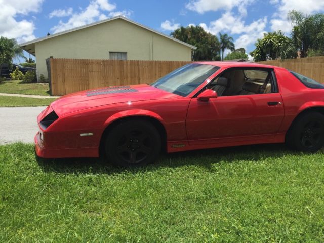 1987 Red Chevrolet Camaro Coupe