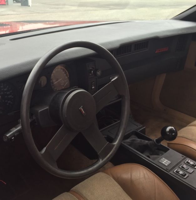 1987 Red Chevrolet Camaro Coupe