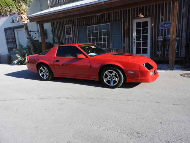 1987 Red Chevrolet Camaro Coupe