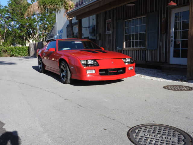 1987 Red Chevrolet Camaro Coupe