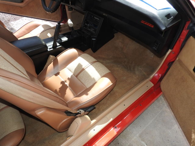 1987 Red Chevrolet Camaro Coupe