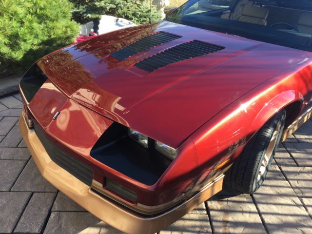1987 Burgundy Chevrolet Camaro Coupe