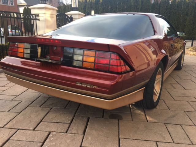 1987 Burgundy Chevrolet Camaro Coupe