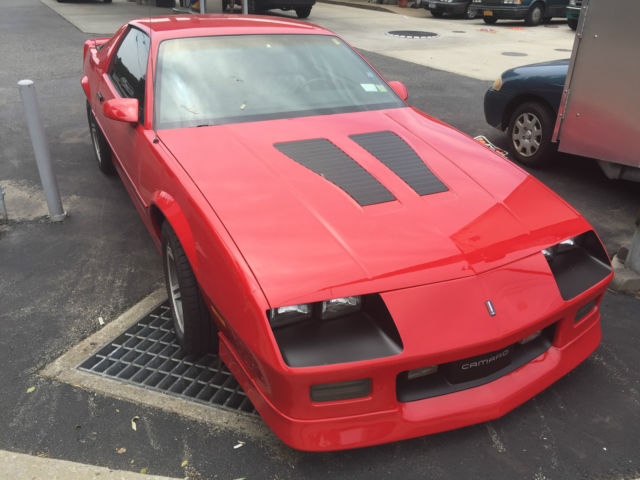 1987 Red Chevrolet Camaro Coupe