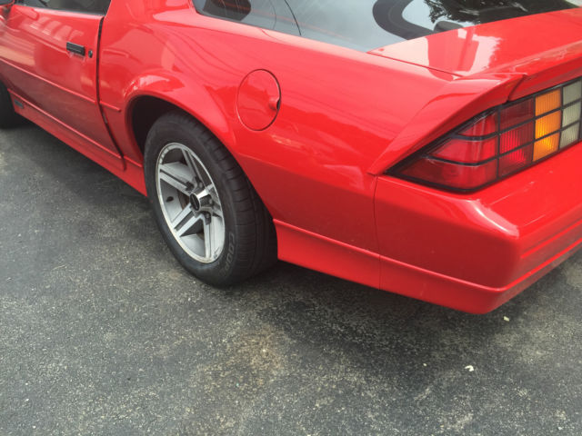 1987 Red Chevrolet Camaro Coupe