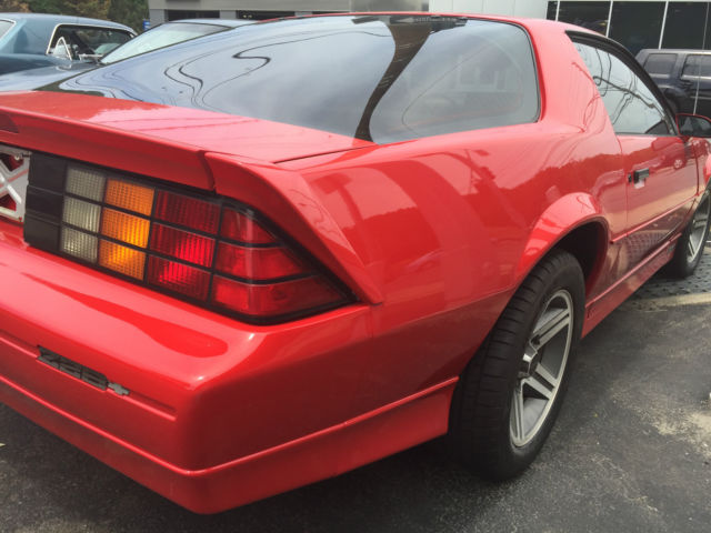 1987 Red Chevrolet Camaro Coupe