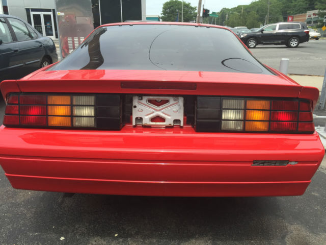 1987 Red Chevrolet Camaro Coupe