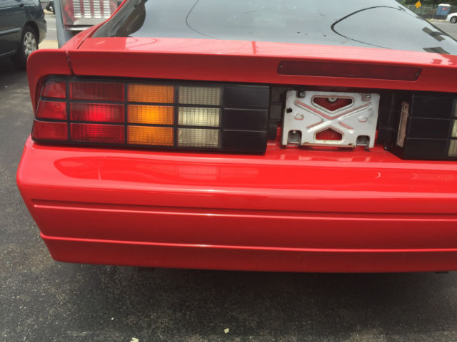 1987 Red Chevrolet Camaro Coupe