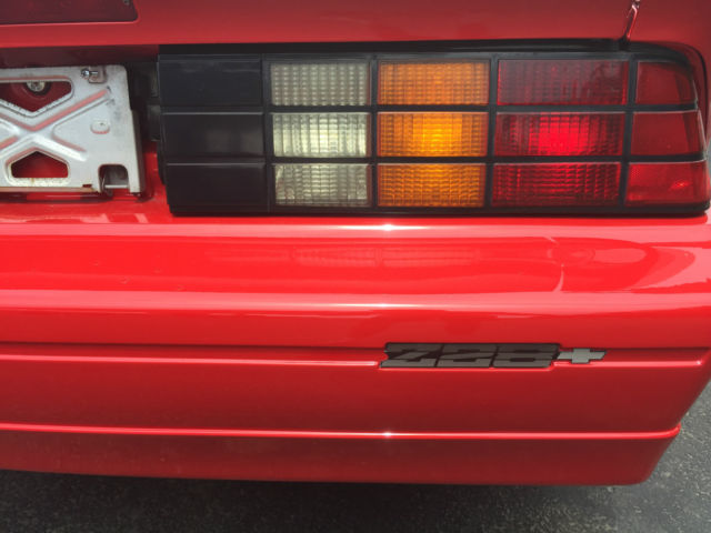 1987 Red Chevrolet Camaro Coupe