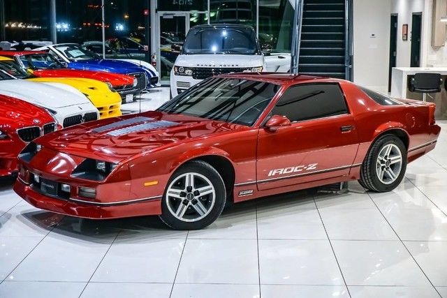1987 Burgandy Chevrolet Camaro Coupe