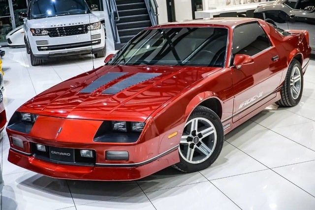 1987 Burgandy Chevrolet Camaro Coupe