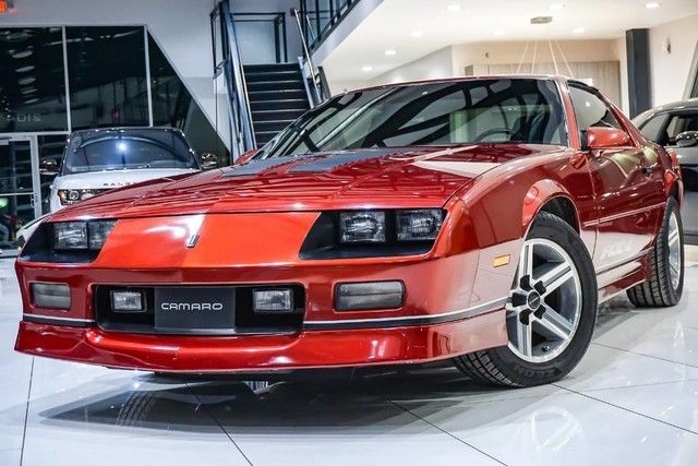 1987 Burgandy Chevrolet Camaro Coupe