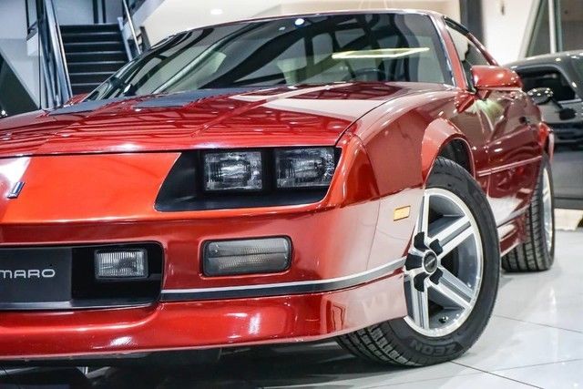 1987 Burgandy Chevrolet Camaro Coupe