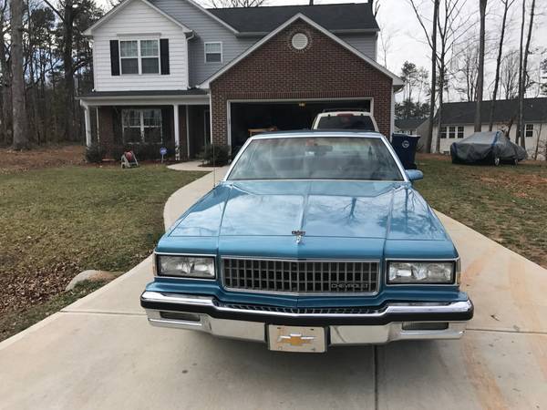 1987 Blue Chevrolet Capriceold Coupe