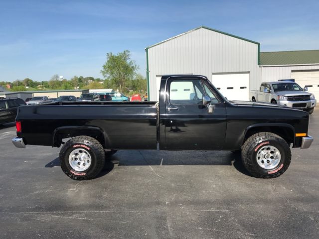 1987 Black Chevrolet C/K Pickup 1500