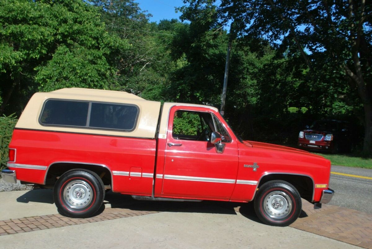 1987 Red Chevrolet C/K Pickup 1500 Standard Cab Pickup