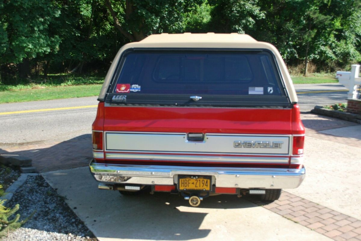 1987 Red Chevrolet C/K Pickup 1500 Standard Cab Pickup