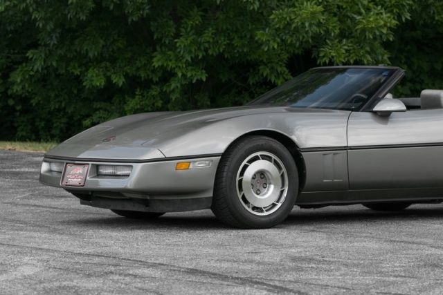 1987 Blue Chevrolet Corvette Convertible