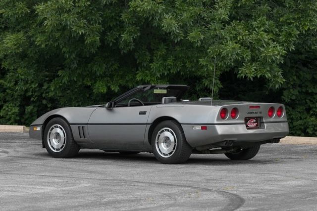 1987 Blue Chevrolet Corvette Convertible