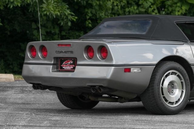 1987 Blue Chevrolet Corvette Convertible