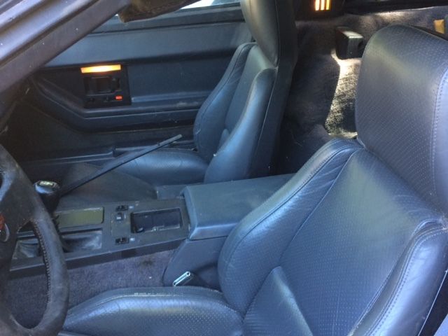 1987 Black Chevrolet Corvette Hatchback