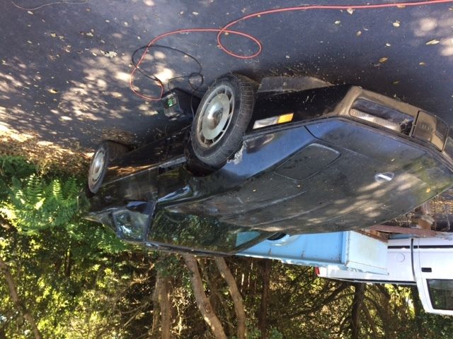 1987 Black Chevrolet Corvette Hatchback