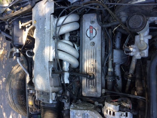 1987 Black Chevrolet Corvette Hatchback