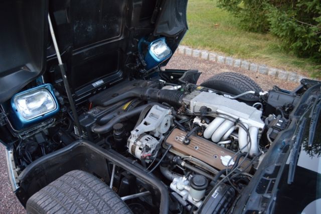 1987 Blue Chevrolet Corvette Convertible