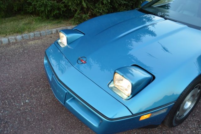 1987 Blue Chevrolet Corvette Convertible