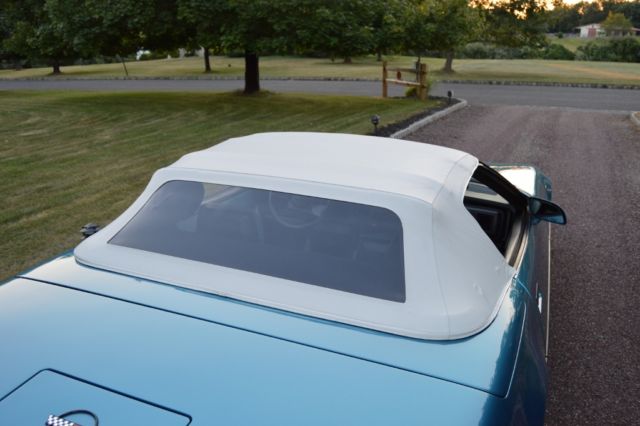 1987 Blue Chevrolet Corvette Convertible