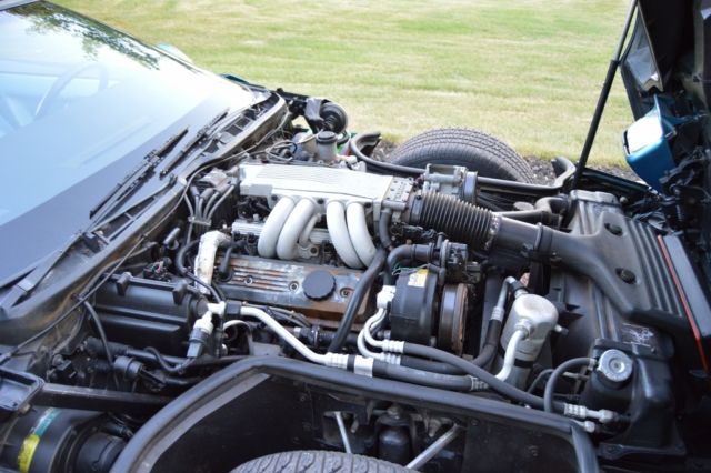 1987 Blue Chevrolet Corvette Convertible