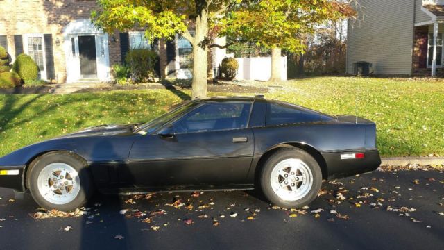 1987 Black Chevrolet Corvette Coupe