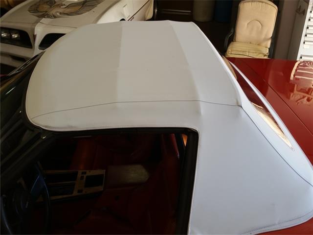 1987 Red Chevrolet Corvette --