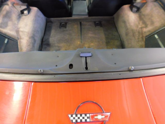 1987 Red Chevrolet Corvette Coupe