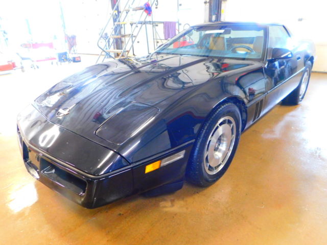 1987 Black Chevrolet Corvette Coupe