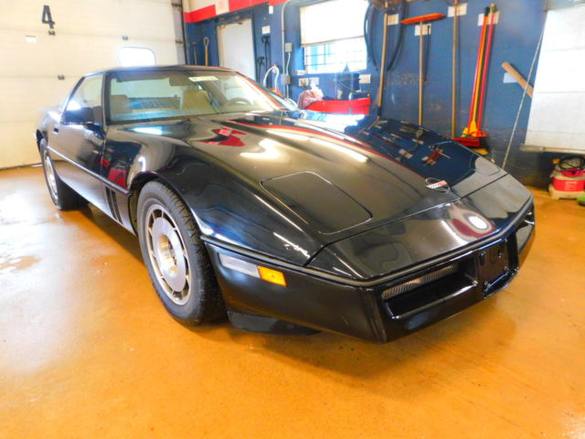 1987 Black Chevrolet Corvette Coupe
