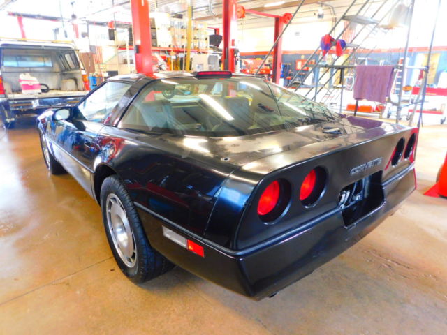 1987 Black Chevrolet Corvette Coupe